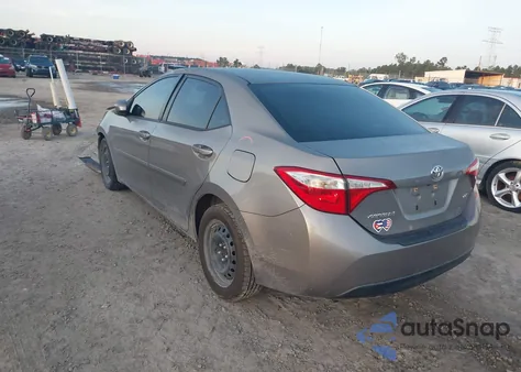 2014 Toyota Corolla Le из США, поврежденный, VIN 5YFBURHE9EP014249